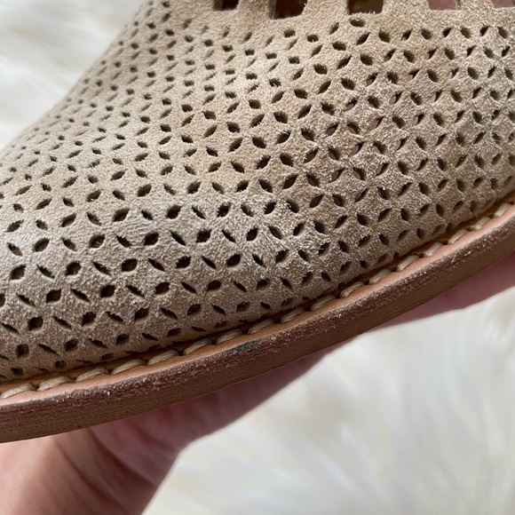 Jeffrey Campbell Favela Woven Mules Pointed Toe In Tan Size 8.5 - Picture 6 of 14